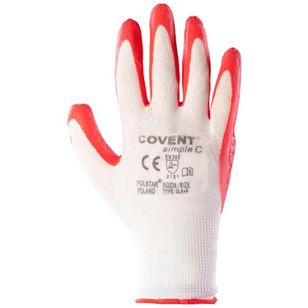 Защитные перчатки Covent Simple White photo 1