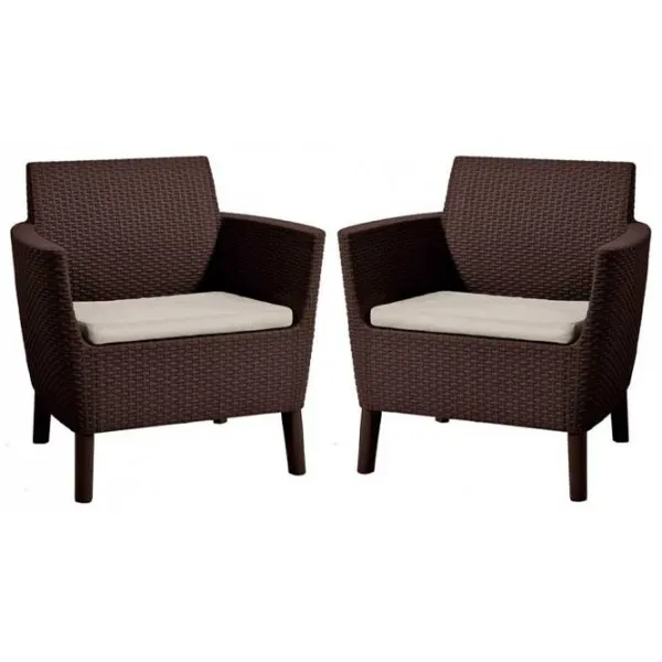 Set mobilă terasă Keter Salemo Duo Plastic/ Plastic/ Plastic/ Brown photo 1