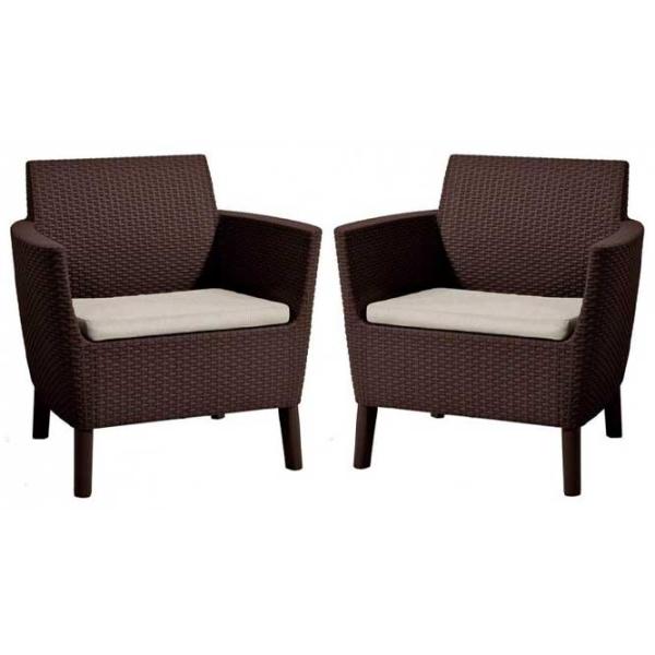 Set mobilă terasă Keter Salemo Duo Plastic/ Plastic/ Plastic/ Brown photo 1