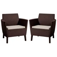 Набор мебели для террасы Keter Salemo Duo Пластик/ Пластик/ Пластик/ Brown