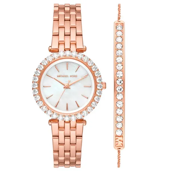 Ceas de mână pentru femei MICHAEL KORS MK1064SET Cuarț/ 34 mm photo 1