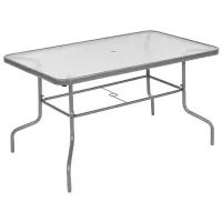 Set mobilă terasă Saska Garden 1048871 Glass/ Sticlă/ Stofă/ Gray photo 2