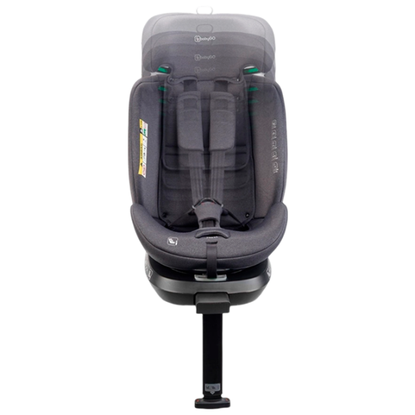 Scaun auto BabyGo Move 360  0 luni - 12 ani / 36 kg / Gray photo 2