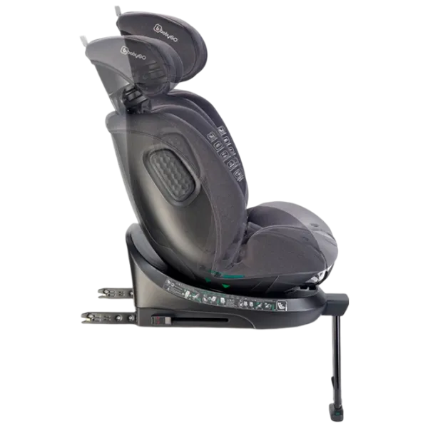 Scaun auto BabyGo Move 360  0 luni - 12 ani / 36 kg / Gray photo 3