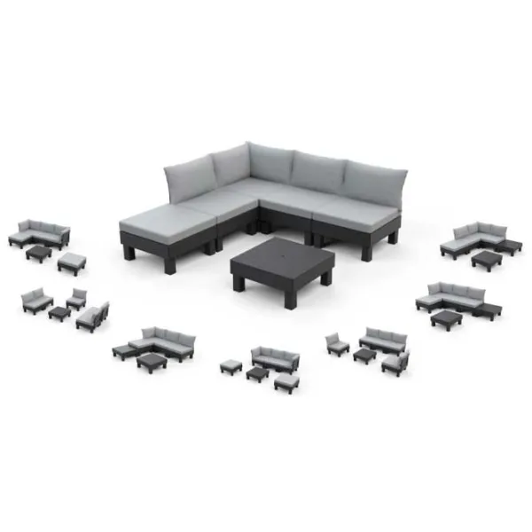 Set mobilă terasă Keter Elements Plastic/ Plastic/ Plastic/ Graphite photo 2
