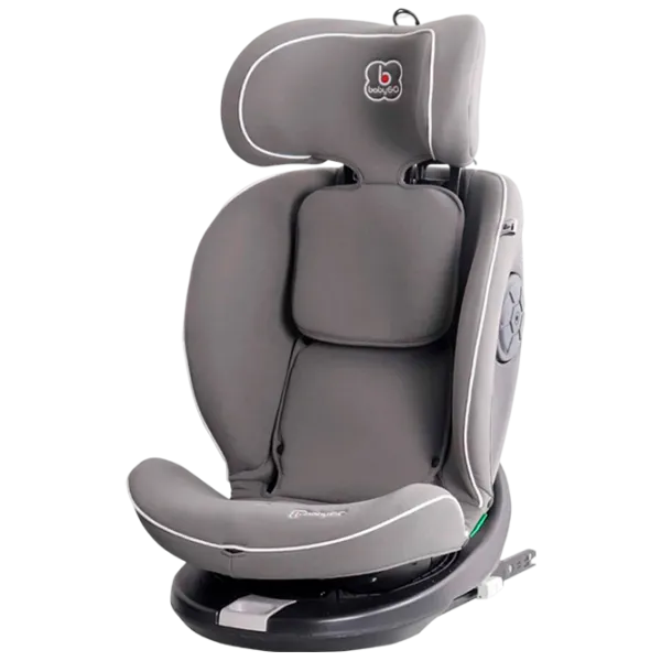 Детское автокресло BabyGo Monza Nova 2 0 месяцев - 12 лет/ 36 кг/ Серый photo 4