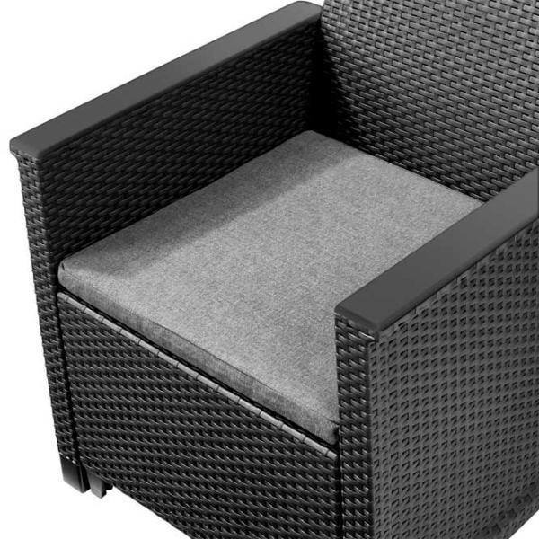 Set mobilă terasă Keter Elodie Balcony Set Plastic/ Plastic/ Plastic/ Graphite photo 5