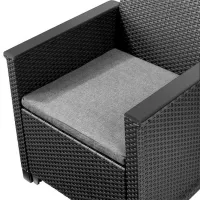 Set mobilă terasă Keter Elodie Balcony Set Plastic/ Plastic/ Plastic/ Graphite photo 5