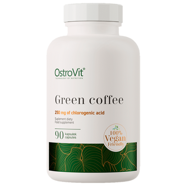 Жиросжигатели OstroVit Green Coffee VEGE (5903246223477) 90 photo 1 Жиросжигатели OstroVit Green Coffee VEGE (5903246223477) 90 photo 1