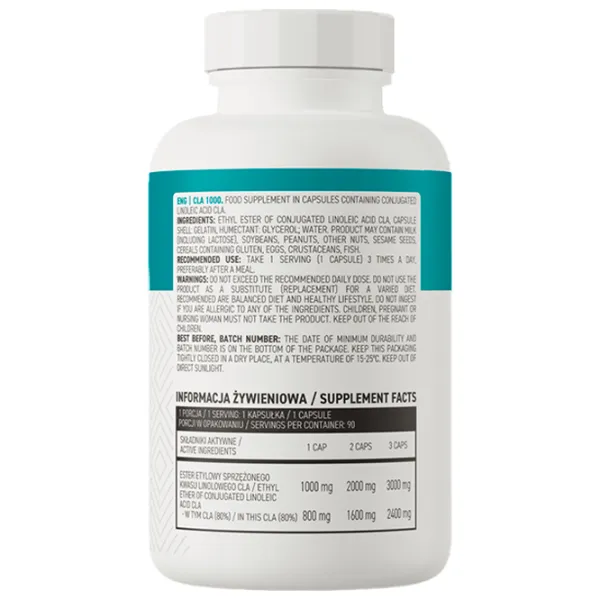 Arzătoare de grăsime OstroVit CLA SOFTGEL (5902232613063) 90 photo 3