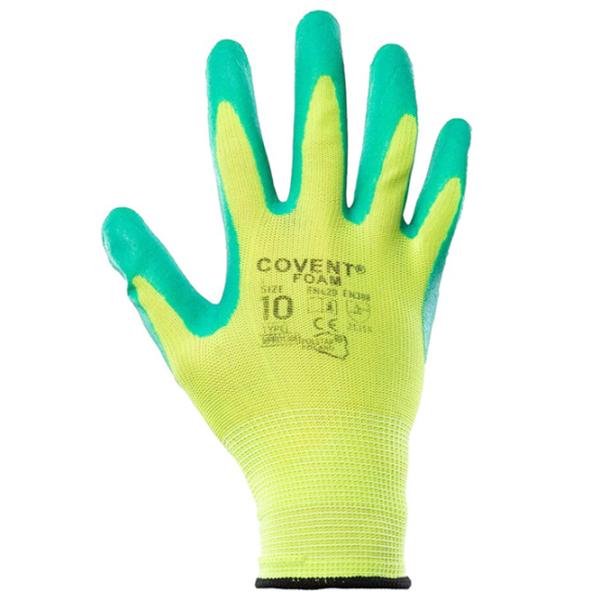 Защитные перчатки Covent Foam Yelow photo 1