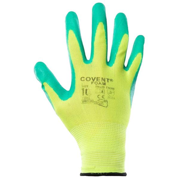 Защитные перчатки Covent Foam Yelow photo 1