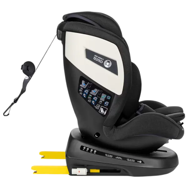 Scaun auto Kikka Boo i-Cruise  0 luni - 12 ani / 36 kg / Black photo 2 Scaun auto Kikka Boo i-Cruise  0 luni - 12 ani / 36 kg / Black photo 2