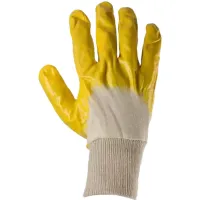 Mănuși de protecție Lider nitrile gloves Poliester/ Yelow photo 4