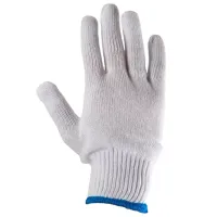 Защитные перчатки Profmet PVC wave Cotton/ White photo 3