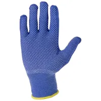 Mănuși de protecție Profmet PVC dot Poliester/ Blue