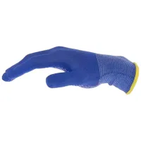 Mănuși de protecție Profmet PVC dot Poliester/ Blue photo 2