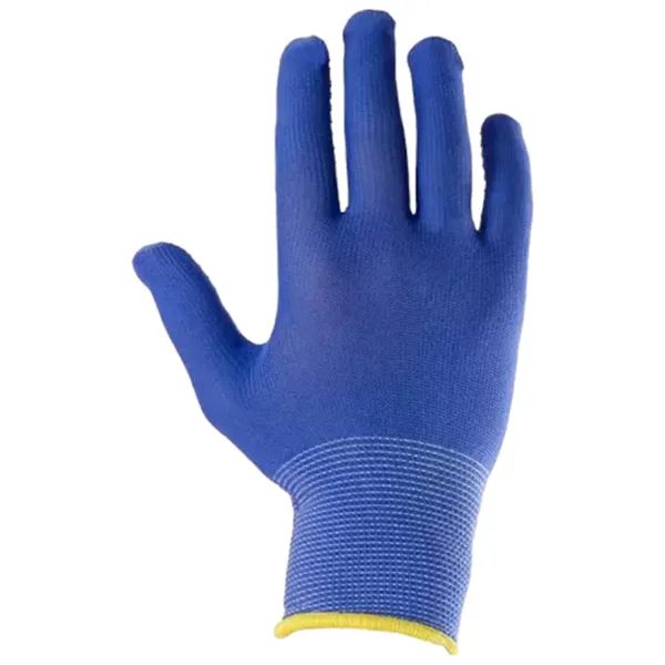Mănuși de protecție Profmet PVC dot Poliester/ Blue photo 3 Mănuși de protecție Profmet PVC dot Poliester/ Blue photo 3