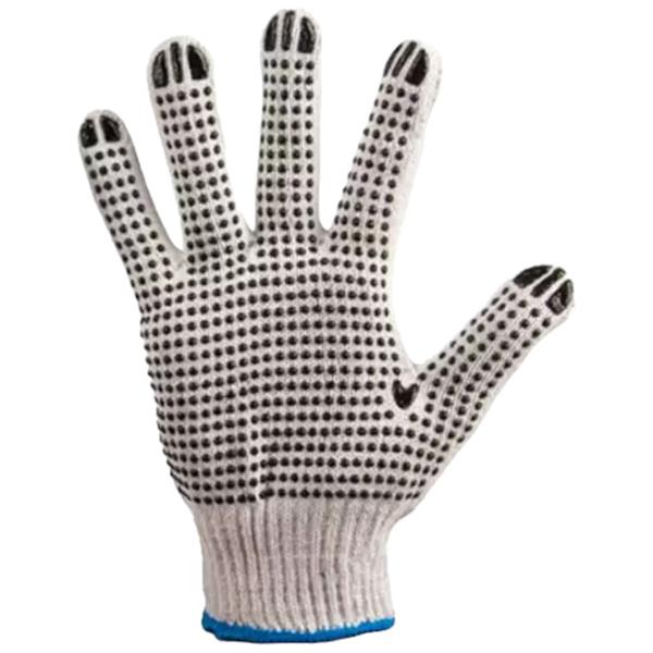 Mănuși de protecție Profmet PVC dot Cotton/ White photo 1 Mănuși de protecție Profmet PVC dot Cotton/ White photo 1