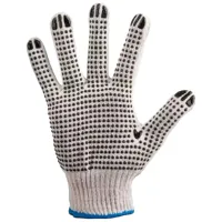 Mănuși de protecție Profmet PVC dot Cotton/ White