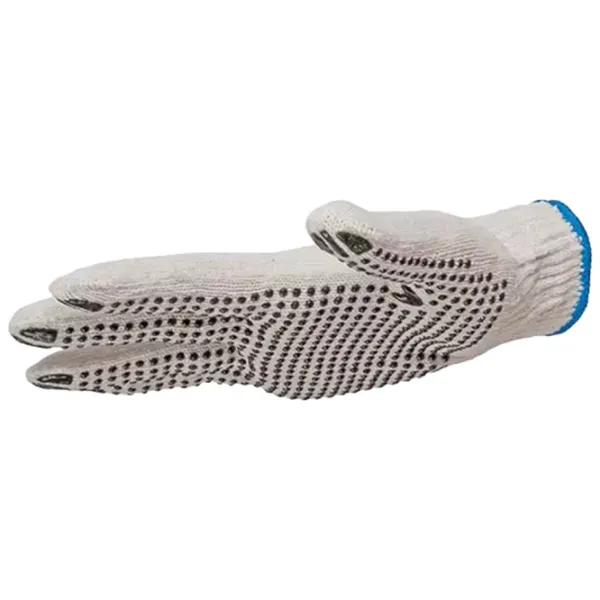 Mănuși de protecție Profmet PVC dot Cotton/ White photo 2 Mănuși de protecție Profmet PVC dot Cotton/ White photo 2