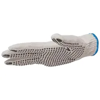 Защитные перчатки Profmet ПВХ dot Cotton/ White photo 2