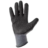 Mănuși de protecție Profmet Work gloves Poliester/ Grey photo 3