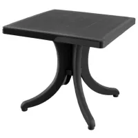 Садовый стол Sanja Orlando 80 Квадратный/ Антрацит