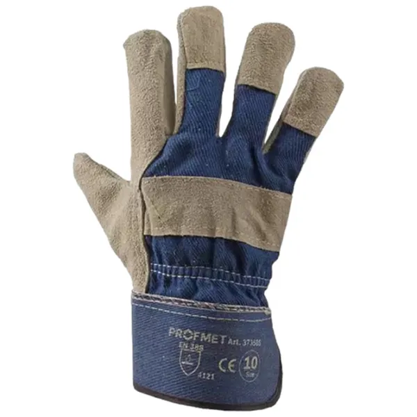 Защитные перчатки Profmet leather gloves Кожа/ Blue photo 1 Защитные перчатки Profmet leather gloves Кожа/ Blue photo 1