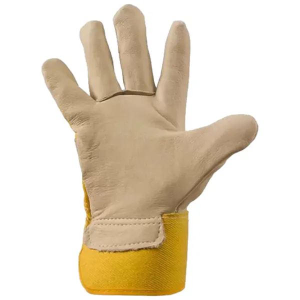 Mănuși de protecție Profmet leather gloves Piele/ Yelow photo 2 Mănuși de protecție Profmet leather gloves Piele/ Yelow photo 2