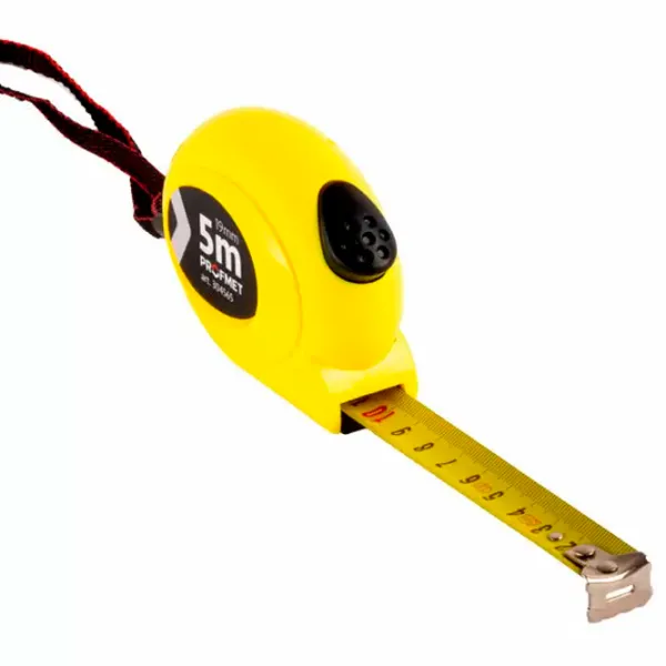 Ruletă Profmet 304565 5 m/ Yellow photo 1 Ruletă Profmet 304565 5 m/ Yellow photo 1