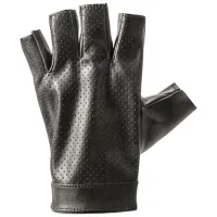 Mănuși de protecție Profmet Fingerless Gloves Piele/ Black