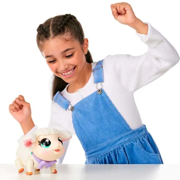 Jucărie moale Toy Lamb Animals LLP 26476 5+/ White photo 7