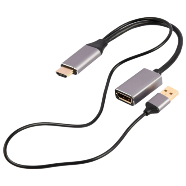 Adaptor Cablexpert A-HDMIM-DPF-02 HDMI/ Black photo 1 Adaptor Cablexpert A-HDMIM-DPF-02 HDMI/ Black photo 1