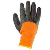 Mănuși de protecție Profmet Glazier's gloves Poliester/ Orange photo 3