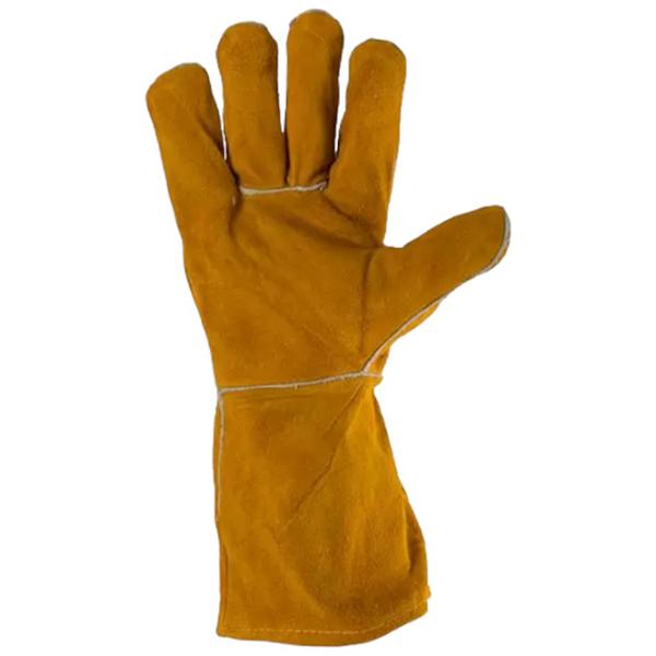 Mănuși de protecție Profmet Split leather Piele/ Brown photo 2