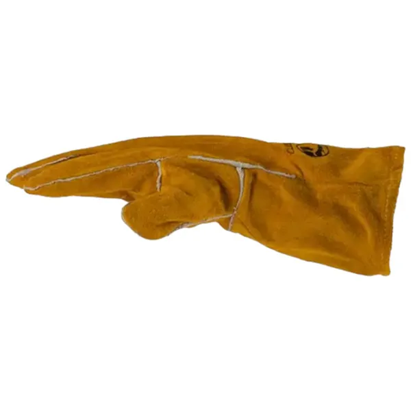Mănuși de protecție Profmet Split leather Piele/ Brown photo 3