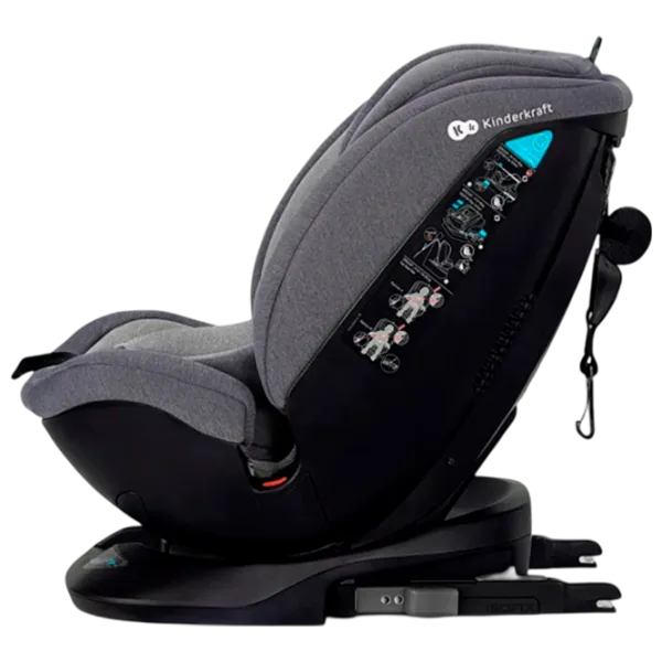 Scaun auto KinderKraft Xpedition  0 luni - 12 ani / 36 kg / Gray photo 5