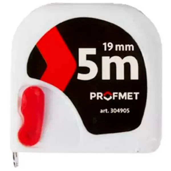 Ruletă Profmet 304905 5 m/ White photo 2 Ruletă Profmet 304905 5 m/ White photo 2