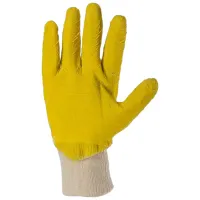 Защитные перчатки Lider Latex gloves Cotton/ Grey photo 3