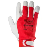 Mănuși de protecție Modeco Latex gloves Piele/ Red