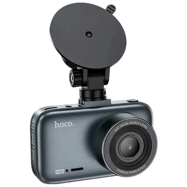Cameră Auto Hoco DV5 Driving Recorder with Display CMOS/ Gray photo 1