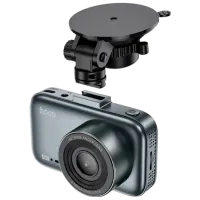 Cameră Auto Hoco DV6 Driving Recorder with Display + Rear Cam CMOS/ Gray photo 2