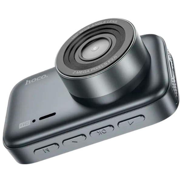 Cameră Auto Hoco DV6 Driving Recorder with Display + Rear Cam CMOS/ Gray photo 3
