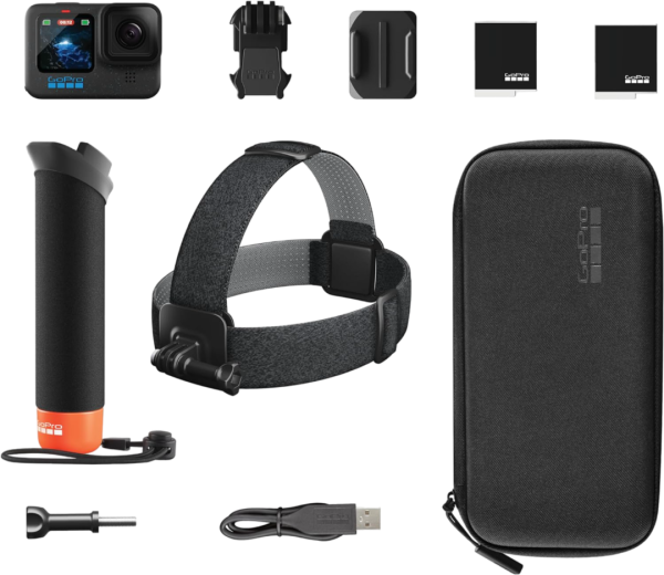 Cameră action GoPro Hero 12 + Accessories Bundle 27 MP / 1720 mAh / Black photo 2