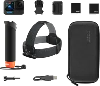 Cameră action GoPro Hero 12 + Accessories Bundle 27 MP / 1720 mAh / Black photo 2