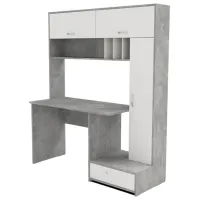 Masă de birou ML-Mobila МЛ- 1 правый PAL/ Gray