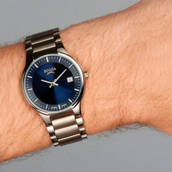Ceas de mână pentru bărbați Boccia 3629-03 Cuarț/ 39 mm photo 2 Ceas de mână pentru bărbați Boccia 3629-03 Cuarț/ 39 mm photo 2