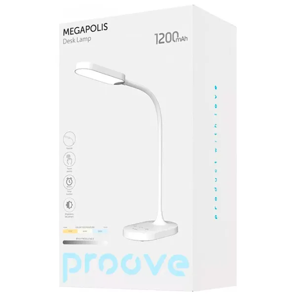Настольная лампа Proove Megapolis White photo 6 Настольная лампа Proove Megapolis White photo 6