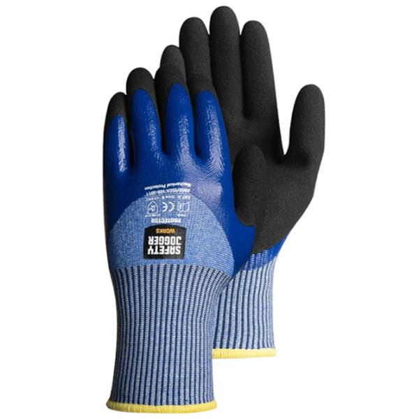 Mănuși de protecție SAFETY JOGGER SJMPROTECTOR10 Poliester/ Blue photo 1